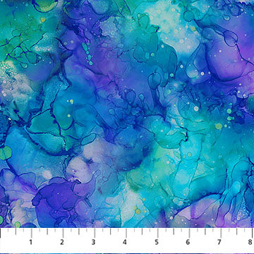 Midwinter Magic Multi Texture Md Blue Multi