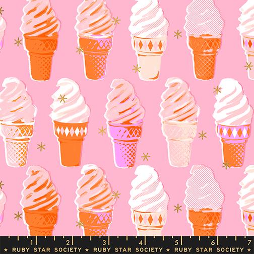 Best Day Ever Ice Cream in Metallic Posy