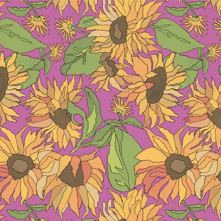 Flowers on Main Fuchsia Big Yellows