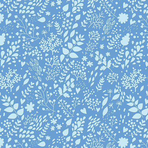 Bird Song Feathered Friends Blue