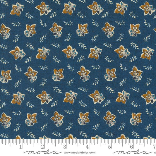 Lydias Lace Indigo Tossed Vintage Florals