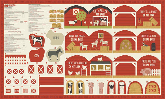 Farmstead 36" x 60" Book Panel Multi