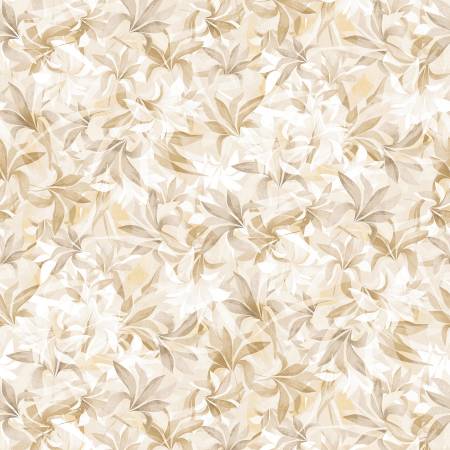 Natural Shadow Leaves 108in Wideback