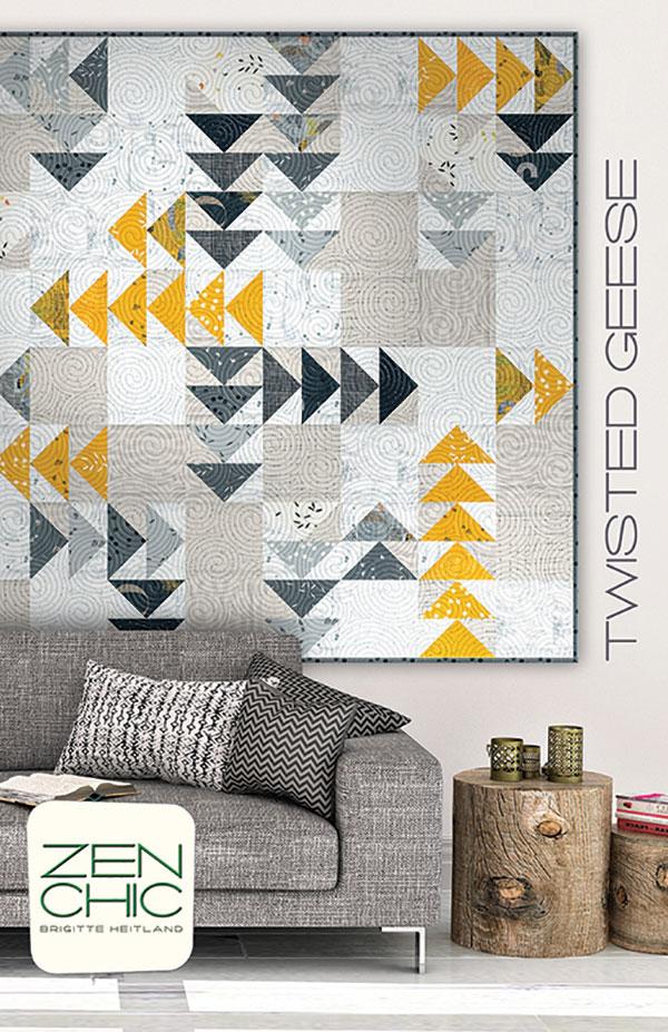 Twisted Geese Quilt Pattern