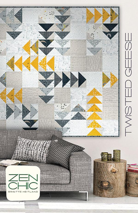 Twisted Geese Quilt Pattern