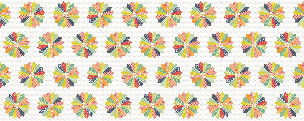 Raspberry Summer Multi 60" Wideback