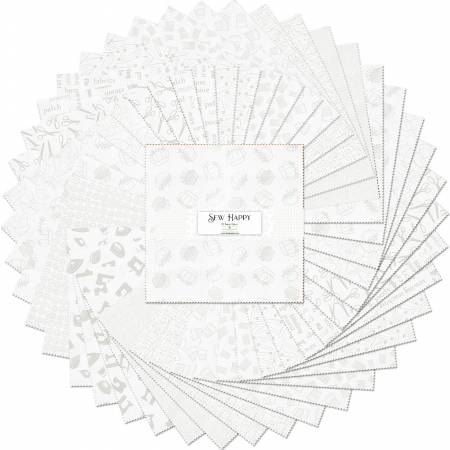 Sew Happy 10in Squares Essential 42pcs