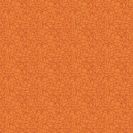 Stitchy Threaded Lines Dark Orange