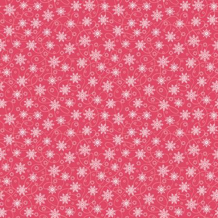 Light Red Mini Snow Flurry Christmas