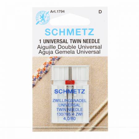 SCHMETZ 1794 Twin Needle 4.0mm/80