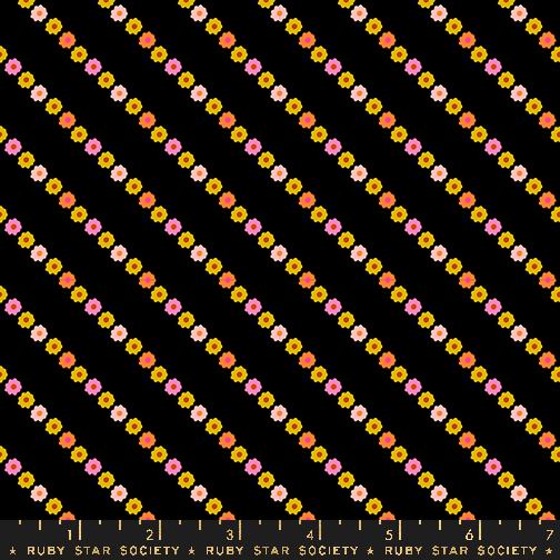 Ooh Lucky Lucky Garland Stripes in Black