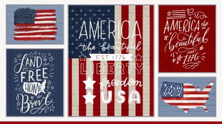 America The Beautiful 24" x 44" Panel