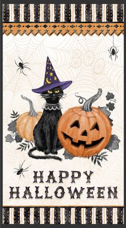 Meow-Gical Night 23" x 42" Multi Large Panel