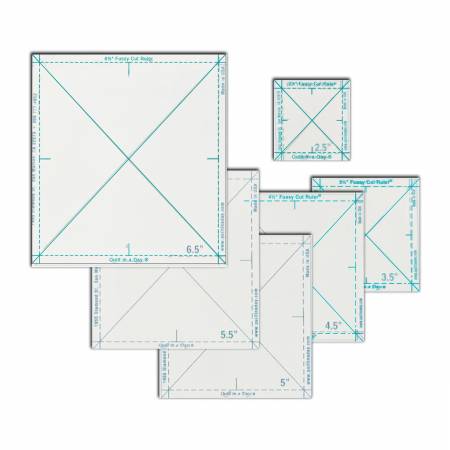 Complete Fussy Cut Ruler Set
