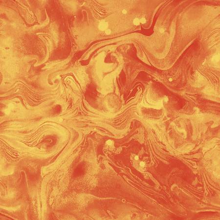 Dragonfly Dance Digital Orange Texture