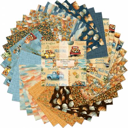 Glorious Fall 10in Squares 42pc LC