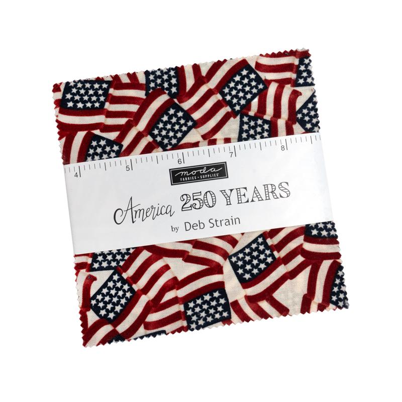 America 250 Years Charm Pack 56180PP Moda Precuts#1
