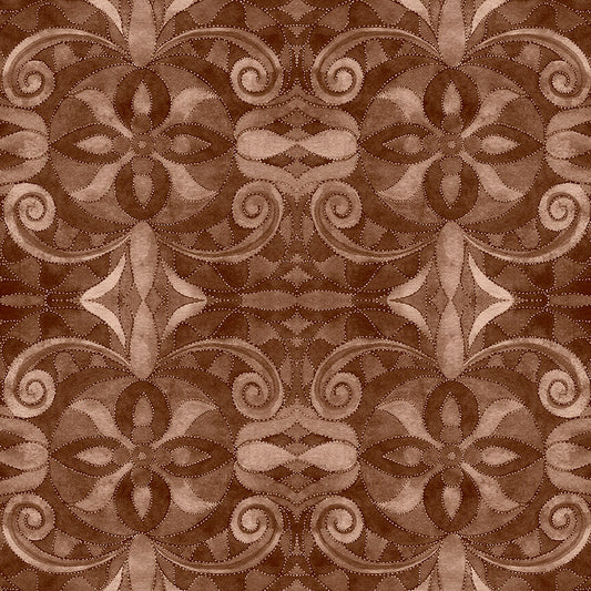 Baroque Medium Brown Wideback 108BAROQUE-9777-39