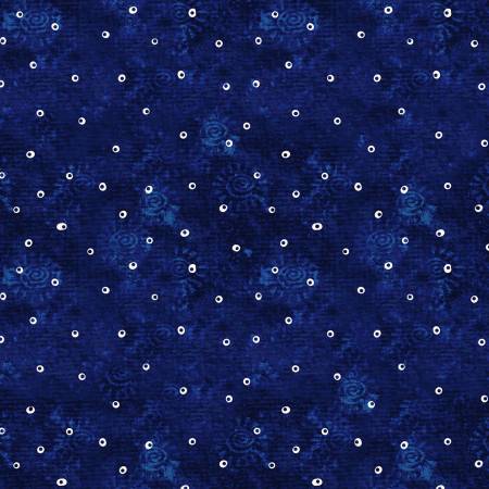 Fantasticats Dark Royal Blue Digital Hollow Dots
