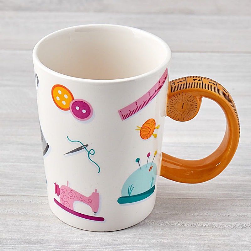 Tape Measure Sewing Mug 13.5oz