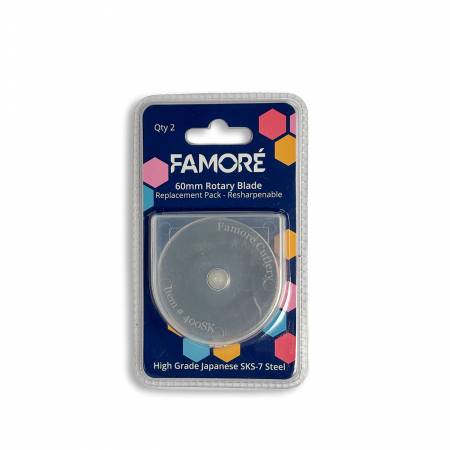 60mm Rotary Blade Replacement Pack - 2pc