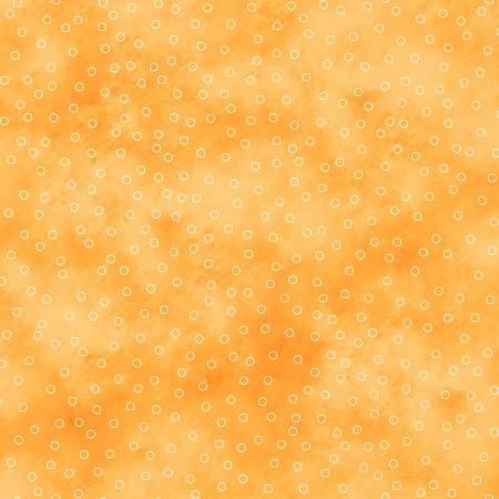 Sorbet Orange Tossed Dots