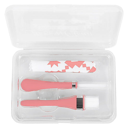 Oh Sew Pink Clean Brush & Cloth Set