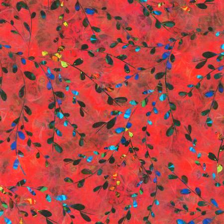 Venice Red Branch Leaves