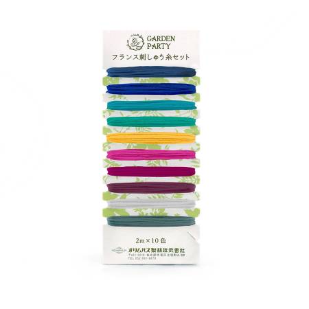 Garden Party Embroidery Floss Set 10pc Bold