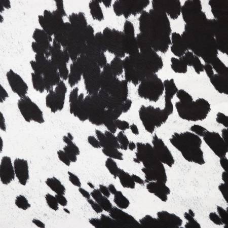Cow Cream Black 1/2 Yard
