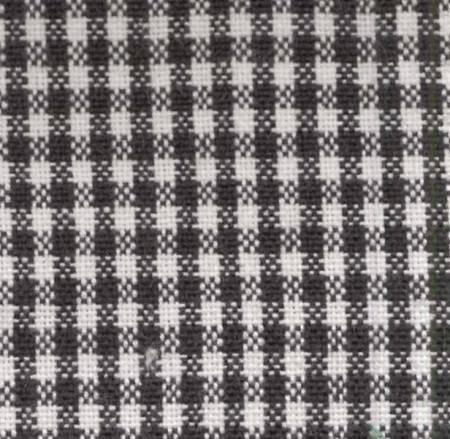 Tea Towel Mini Check Black/White
