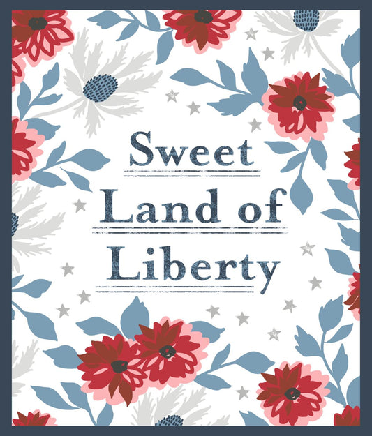 Old Glory Panel Multi Sweet Land Of Liberty Panel 36" x 44"