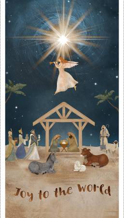 O' Holy Night Joy To The World 24" x 44" Panel