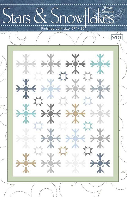 Stars and Snowflakes Quilt Pattern
