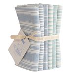 Tilda Woven Tea Towel FQB 6pc 20x22in Blue Teal