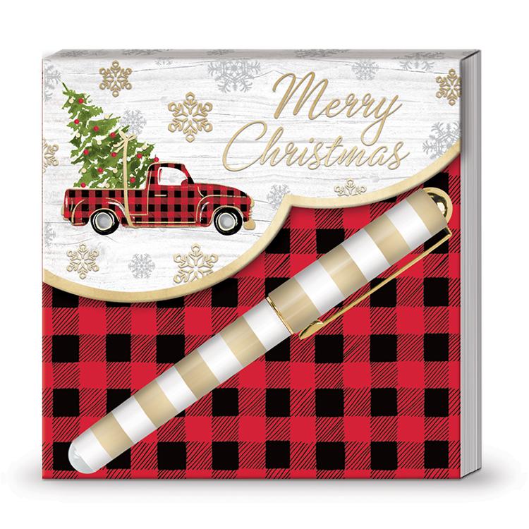 Matchbook Pad w/Pen Tree Truck 50267 Lady Jayne#1