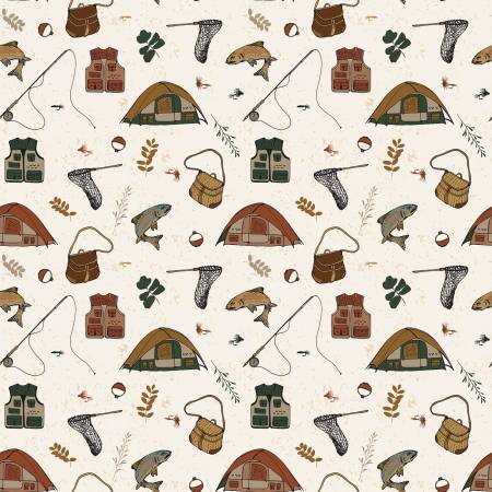 Let's Wander Gone Fishing Cream