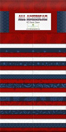 All American Cool 40pcs 2-1/2in Strips