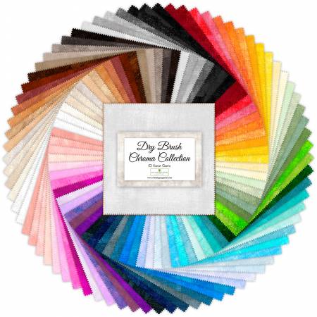 Dry Brush 10in Squares76pcs LC