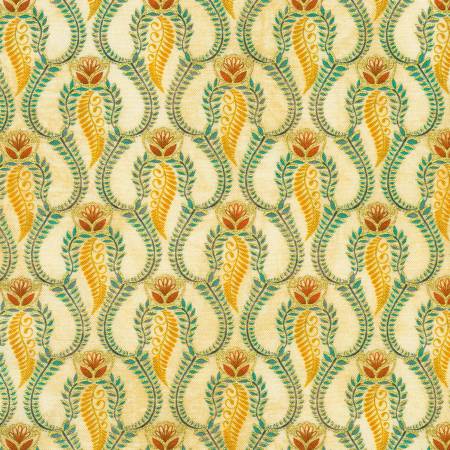 Golden Feathers || Lattice || Parchment Metallic