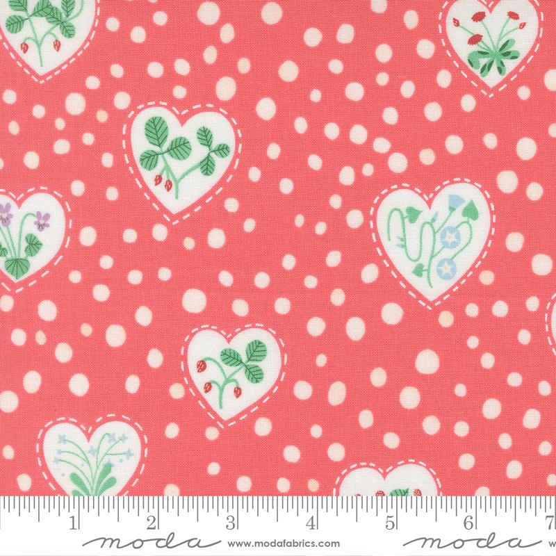 Funny Valentine || Floral Hearts || Coral