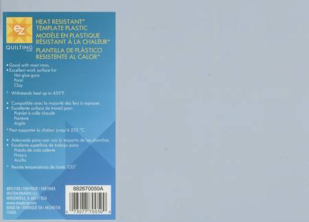 No Melt Mylar Template Sheet 12in x 18in