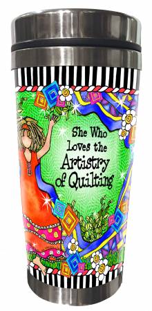 Quilt Artistry Stainless Steel Tumbler