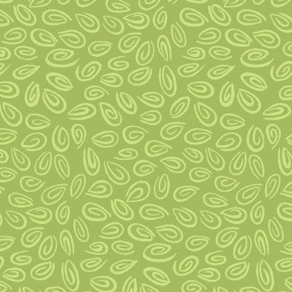 Swirls Medium Green