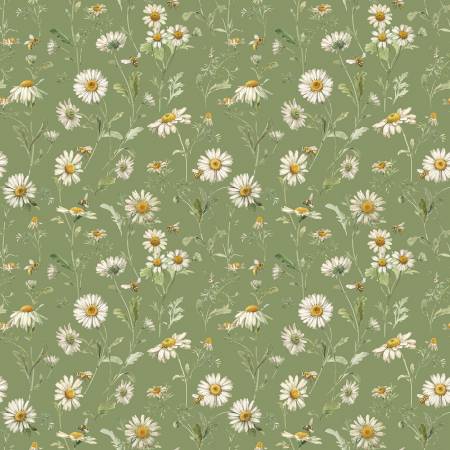 Love Me More Daisies Green