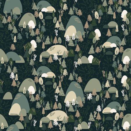 Let's Wander Mountain Music Navy