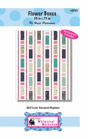 Flower Box Quilt Pattern 59 x 75"