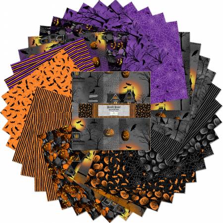 Moonlit Manor 10in Squares 42pc LC