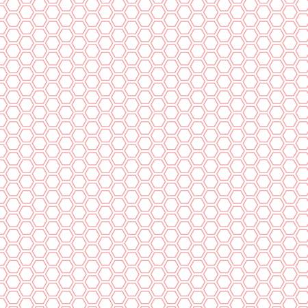 Vintage Flora Pink Honeycomb