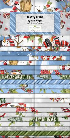 Frosty Frolic 2-1/2in Strips 40pcs